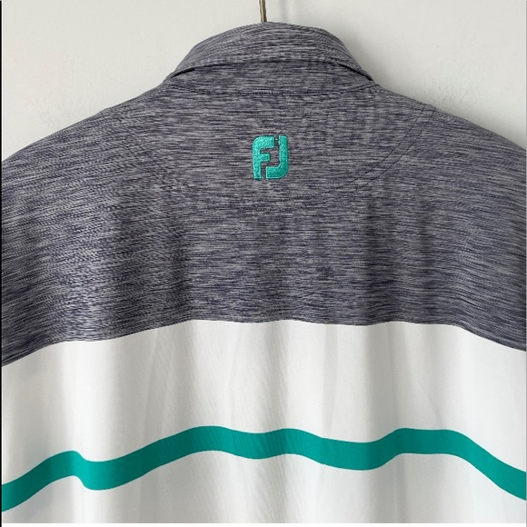 FootJoy Other - FootJoy mens golf 3 button polo shirt sz XL green/gray athletic has stretch